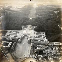 RARE ! PHOTO DE RECONNAISSANCE DES FORCES AÉRIENNES DE L'ARMÉE AMÉRICAINE DE LA SECONDE GUERRE MONDIALE DU PALAIS DE VERSAILLES EN FRANCE SEP 1944