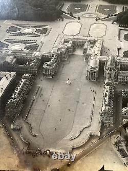 RARE ! PHOTO DE RECONNAISSANCE DES FORCES AÉRIENNES DE L'ARMÉE AMÉRICAINE DE LA SECONDE GUERRE MONDIALE DU PALAIS DE VERSAILLES EN FRANCE SEP 1944