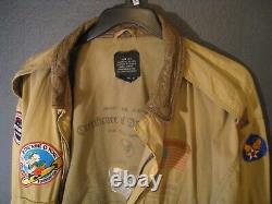 Rare 1987 Veste Avirex Type A-2 de l'armée de l'air Taille XL pour Fille