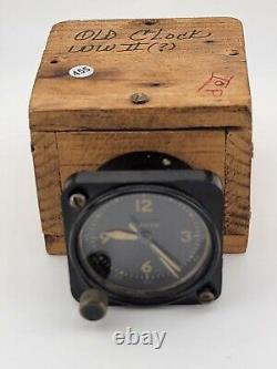 Rare Original WW2 Air Force US Army A-11 Waltham 8 Day Cockpit Clock. Running <br/>	

 
		<br/>Rare Original WW2 Air Force US Army A-11 Waltham 8 Day Cockpit Clock. Running