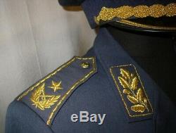 Rareyugoslavia Serbie Armée Communiste Robe Générale Parade Uniforme De La Force Aérienne Pleine