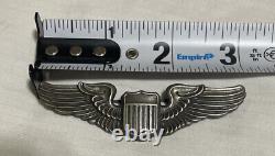 Recherche Rare! Wwii Us Army Air Force 3 Escadres D'argent Sterling. Meyer New York