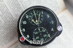 Regarder Aviation Achs-1 Soviétique Military Air Force Clock Ussr Vintage Soviétique