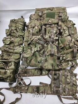 Sac à dos de terrain pour les forces spéciales de l'armée britannique avec support aérien Bergen et ceinturon pour forces spéciales.