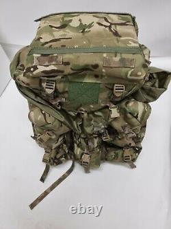 Sac à dos de terrain pour les forces spéciales de l'armée britannique avec support aérien Bergen et ceinturon pour forces spéciales.