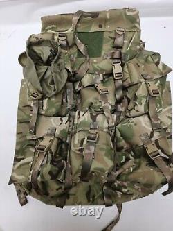 Sac à dos de terrain pour les forces spéciales de l'armée britannique avec support aérien Bergen et ceinturon pour forces spéciales.