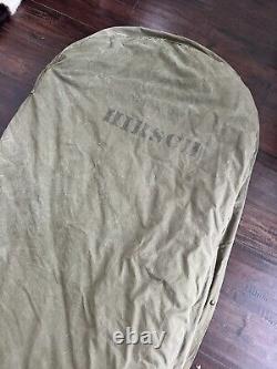 Sac de couchage en duvet de l'US Army Air Force de la Seconde Guerre mondiale, de la compagnie américaine American Pad Co. Rare