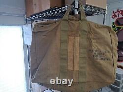 Sac de kit aviateur de l'armée de l'air militaire vintage AN-6505-1 de l'ère de la Seconde Guerre mondiale rare