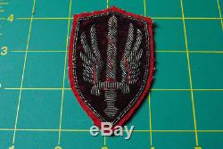 Scarwaf Spécial Catagory Army Avec Air Force Patch Bullion Post Ww2 Corée 07-018