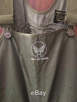 Seconde Guerre Mondiale Army, Air Forces Électrique Chauffée Combinaison De Vol Veste Et Pantalon De Type F-3a