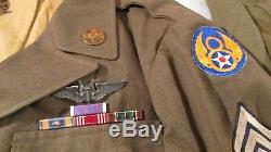 Seconde Guerre Mondiale États-unis 8ème 9ème Armée De L’air Militaire Regroupement Ike Jacket Shirt Patch Photo Pin