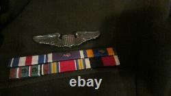 Seconde Guerre Mondiale Us Army 15th Air Force Pilot Uniform 97th Bomb Group Medal Unit History Wia