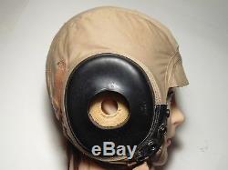 Seconde Guerre Mondiale Us Army Air Force Pilote Pilote Casque Vol Cap Bates Shoe Co Mint