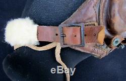 Seconde Guerre Mondiale Us Army Air Force Usaaf B-6 En Cuir Shearling Casque Flight