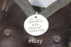 Seconde Guerre Mondiale: Us Army Us Air Force Norden Bombsight Radar Sun Shield. Pièce Rare