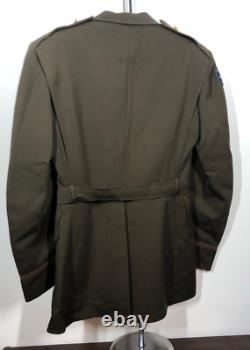 Seconde Guerre mondiale 1940's Veste d'uniforme d'officier de l'US Army Air Force Taille 36L #0657