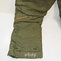 Seconde Guerre mondiale - Pantalons de vol de l'armée de l'air américaine Eddie Bauer des années 1940, taille 40, rembourrés de duvet A-8