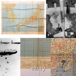 Seconde Guerre mondiale Restreint 1945 US Army Air Forces Carte spéciale de navigation aérienne du Japon Relique