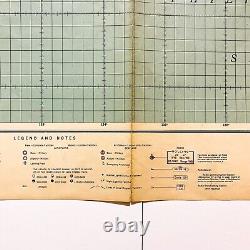 Seconde Guerre mondiale Restreint 1945 US Army Air Forces Carte spéciale de navigation aérienne du Japon Relique