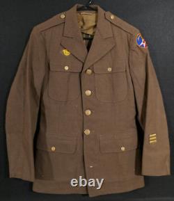 Seconde Guerre mondiale US 7e AAF Armée de l'Air Uniforme de Classe A Taille 36R 'Edward Truman 37697199