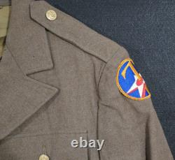 Seconde Guerre mondiale US 7e AAF Armée de l'Air Uniforme de Classe A Taille 36R 'Edward Truman 37697199