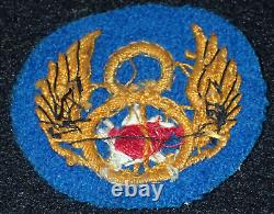 Seconde Guerre mondiale US 8th Army Air Force SSI Épaule Patch Anglais Fabriqué Grande Variation, Finesse