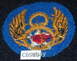 Seconde Guerre mondiale US 8th Army Air Force SSI Épaule Patch Anglais Fabriqué Grande Variation, Finesse