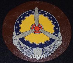 Seconde Guerre mondiale US AAF Army Air Forces Commande de service aérien 5 pouces Patch en cuir A2 uniforme