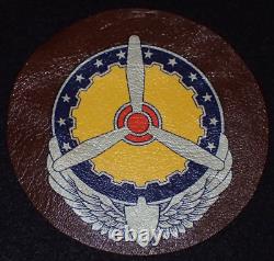 Seconde Guerre mondiale US AAF Army Air Forces Commande de service aérien 5 pouces Patch en cuir A2 uniforme