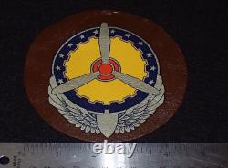 Seconde Guerre mondiale US AAF Army Air Forces Commande de service aérien 5 pouces Patch en cuir A2 uniforme