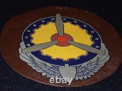 Seconde Guerre mondiale US AAF Army Air Forces Commande de service aérien 5 pouces Patch en cuir A2 uniforme