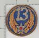 Seconde Guerre Mondiale Us Army Air Force 13th Air Force Bullion Patch Inv# K3664