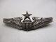 Seconde Guerre Mondiale Us Army Air Forces Sterling Senior Pilot 2 Pin Back Wings