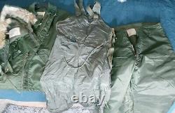 Seconde Guerre mondiale US Army Air Forces Type F-3 Pantalons de vol chauffants électriques et parka