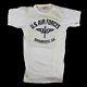T-shirt En Coton Blanc Pt De L'armée De L'air De L'armée De L'eau De L'ouest Des Années 1940 Bainbridge Géorgie Ga