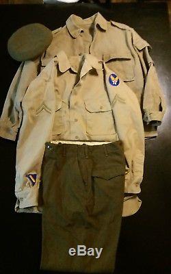Tenue D'uniforme De Caporal De L'armée De L'air Américaine De La Seconde Guerre Mondiale