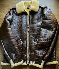 The Real Mccoy’s Type B-6 Army Air Forces Flight Jacket Real Sheepskin 42