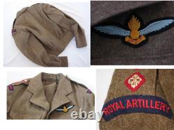 Totalement Authentique Ww II Armée Britannique Pilotes D'observation Aérienne Battledress