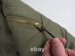 Traduire en français : Pantalon de vol Eddie Bauer Army Air Force en duvet d'oie de la Seconde Guerre mondiale (WW2) A-8, taille 40, 36 x 30.