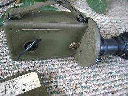 U. S. M. C. 16mm Gun Camera, Lens, Wwii Us Air Force Army Air Force. 2 Magazines