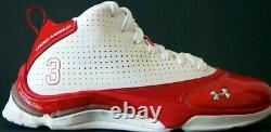 Under Armour Prototype II 2 Double Nickel Pe Shoes White Red Curry Lebron Hommes 10