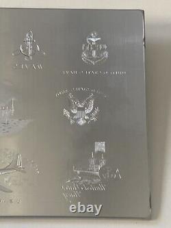 United Statesd Navy Us Army Air Force Steel Intaglio Gravure Plaque D'impression