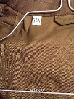 Us 6th Army Air Force M1943 Ike Jacket Tunic Wwii Avec Pinces Aaf Aac 34 R