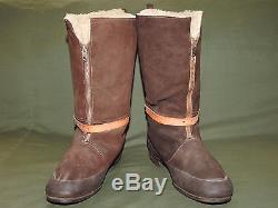 Us Army Aaf Ww2 8ème Force Aérienne P-51 Mustang Pilot British Sheepskin Boots