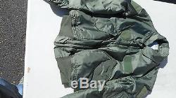 Us Army Air Force Cwu-45 / P Aramid Sage Green Vol Jacket Divers Mfg. Taille X L