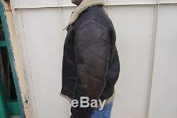 Us Army Air Force Genuine B3 En Peau De Mouton Ww2 Jacket Size 40