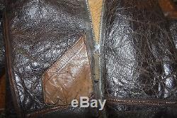 Us Army Air Force Genuine B3 En Peau De Mouton Ww2 Jacket Size 40