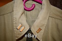 Us Army Air Force Officier Ww2 Robe Uniforme Pinks Greens Veste Chemise Cravate Pantalon