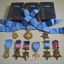 Us Commande De La Commande Ww1 Ww2, Armée De Terre, Marine, Air Force, Full Set Of Medal Honor Top Rare