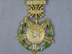 Us Commande De La Commande Ww1 Ww2, Armée De Terre, Marine, Air Force, Full Set Of Medal Honor Top Rare